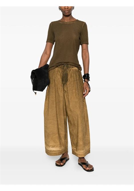 pantaloni poetic donna mostarda UMA WANG | UP3021UW240